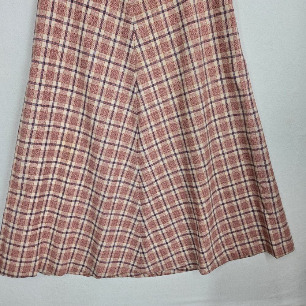 Vintage Beverly Paige Plaid Maxi Skirt Sz 14* Multicolor Union Made Preppy READ - Picture 3 of 13